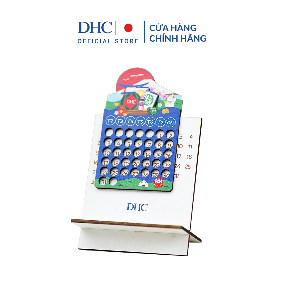 [HB Gift] [Hàng Tặng Không Bán] Lịch gỗ để bàn DHC
