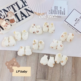 BAO TAY, BAO CHÂN CHẤT THUN LẠNH PETIT, BẢNG MÀU HÀN QUỐC SIÊU MỀM, MÁT CHO BÉ SƠ SINH