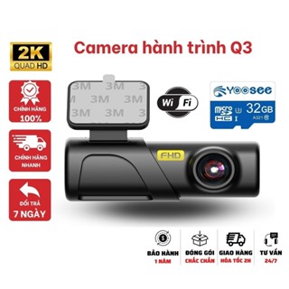 Camera Hành Trình USB/WIFI phiên bản Q3 Wifi 2K 2560x1440 dùng cho xe ô tô kết nối màn hình androi - Xem trên điện thoại
