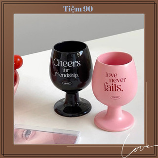 Ly sứ / cốc sứ cao cấp phong cách hàn quốc / ly nước / ly rượu vang / cốc 300ml - 90.studio