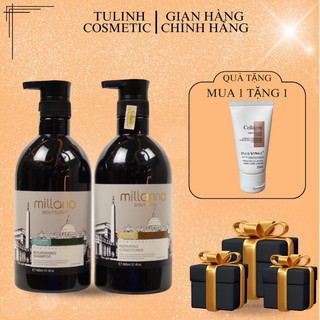 Dầu gội xả millano 800ml | siêu mềm mượt - ngăn rụng tóc