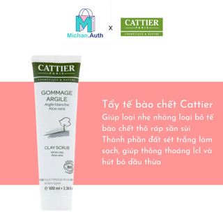 Tẩy Tế Bào Chết Cattier Gommage Argile Aloe Vera Clay Scrub 100ml