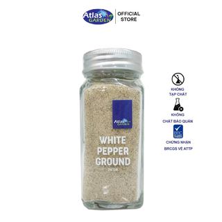 Bột Tiêu Trắng 74g - Gia vị chế biến thực phẩm Atlas Garden - White Pepper Ground