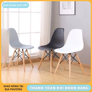 Ghế eames ghế văn phòng ghế bàn ăn ghế quán trà sữa ghế làm việc eames chân gỗ sồi bền bỉ