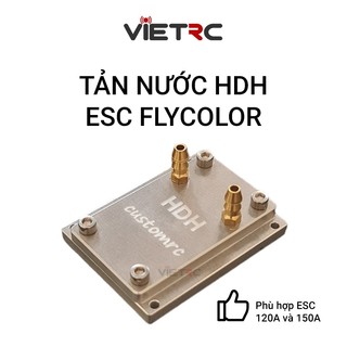 Đế tản nhiệt nước nâng cấp HDH cho ESC Flycolor cho tàu/cano điều khiển từ xa