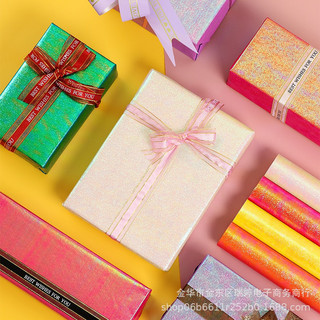 Giấy gói quà óng ánh kim tuyến, bọc quà noel giáng sinh, gấp hạc giấy hàng dày đẹp