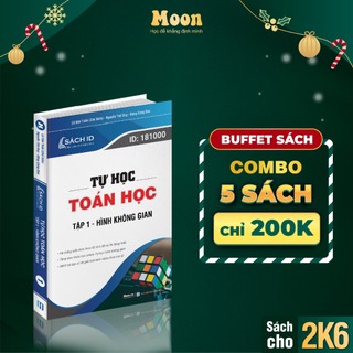 Tự học hình không gian, sách id toán lớp 12 ôn thi thpt quốc gia 2023 Moonbook