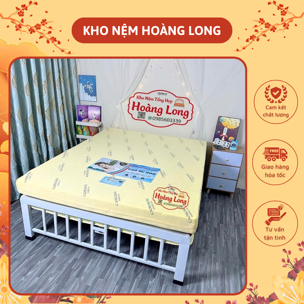 ( Ship Toàn Quốc ) Nệm Cao Su Non Phẳng American - Nệm Nằm Cao Cấp Đủ Size Đàn Hồi Tốt, Thông Thoáng