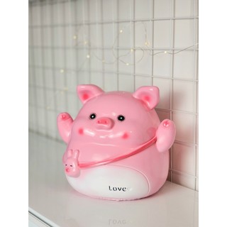 Heo Đất Túi Thỏ Cute Size Lớn, Lợn Đất, Ống Tiết Kiệm, Đựng Tiền - Heo Đất PiPi