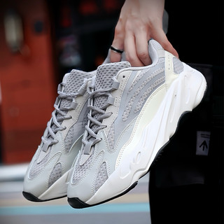 (Hàng S.Cấp) Giày thể thao sneakers 700 phản quang nam nữ đế bost mềm nhẹ êm chân chống trơn trượt thoáng khí A 809