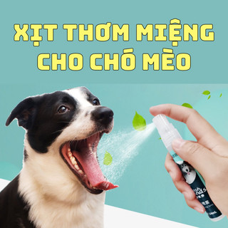 Xịt thơm miệng cho Chó Mèo Fresh Friend - diệt khuẩn khoang miệng - chống hôi miệng chó mèo lọ 14ml