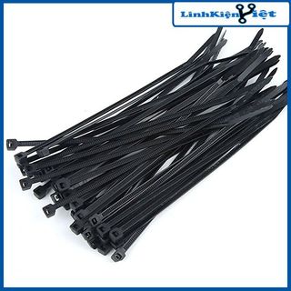 Gói 250PCS dây thít đen 5X250mm