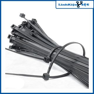 Gói 250PCS dây thít đen 5X250mm