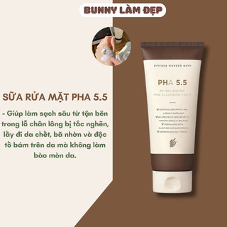 Sữa rửa mặt byvibes wonder bath pha 5.5 dịu nhẹ 130ml