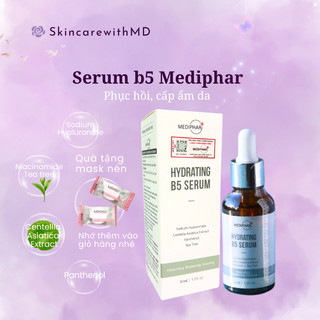 Các sản phẩm mặt nạ nén - {CHÍNH HÃNG} Serum b5 Mediphar phục hồi, cấp ẩm da 30ml