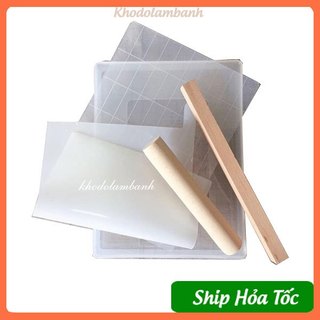 Bộ khuôn làm kẹo Nougat đế rời 5 chi tiết, 60 ô