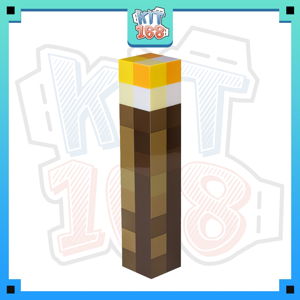 Mô hình giấy Anime Game Torch (Cây đuốc) - Minecraft