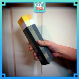 Mô hình giấy Anime Game Torch (Cây đuốc) - Minecraft