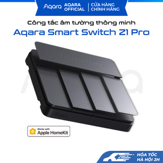 Công tắc thông minh Aqara Wall Switch Z1 Pro ZNQBKGLM bản quốc tế, Zigbee 3.0, tương thích Homekit