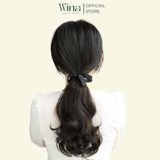 Tóc cột xoăn đuôi ngựa ngắn 30cm sợi nhân tạo | tóc giả wina
