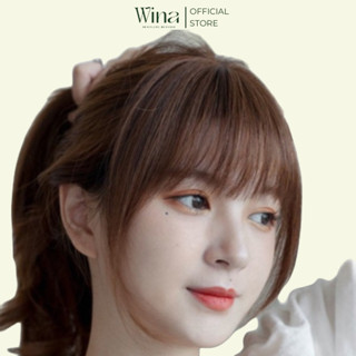 Tóc Thật Phủ Đỉnh Mái Thưa WINA Form 360 Độ Đường Ngôi Dài MPDMT20