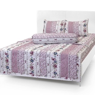 Bộ Drap Cotton mền 100% Cotton cao cấp Kèm Mền Chần Gòn,
