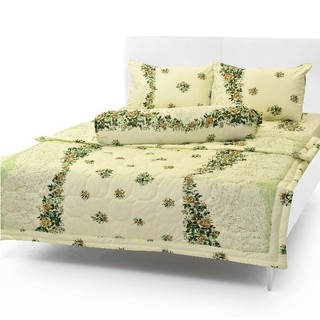 Bộ Drap Cotton mền 100% Cotton cao cấp Kèm Mền Chần Gòn,