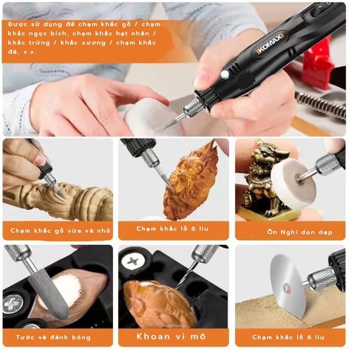 Máy mài khắc mini cầm tay cao cấp, bút khắc đa năng, mũi khoan, mài đánh bóng-mini máy đánh bóng