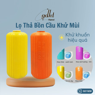 Lọ thả bồn cầu khử mùi, lọ thả bồn cầu diệt khuẩn phiên bản cao cấp với 4 mùi hương tự nhiên huytuan3010
