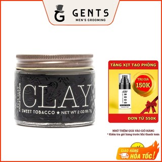 Sáp vuốt tóc nam cao cấp 18.21 Man Made Clay 57g chính hãng