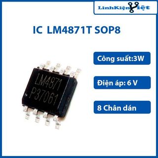 Ic khuếch đại âm thanh lm4871t sop8