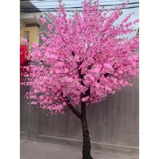 Cành đào giả - Hoa anh đào trang trí và làm cây giả, loại cao 1mét