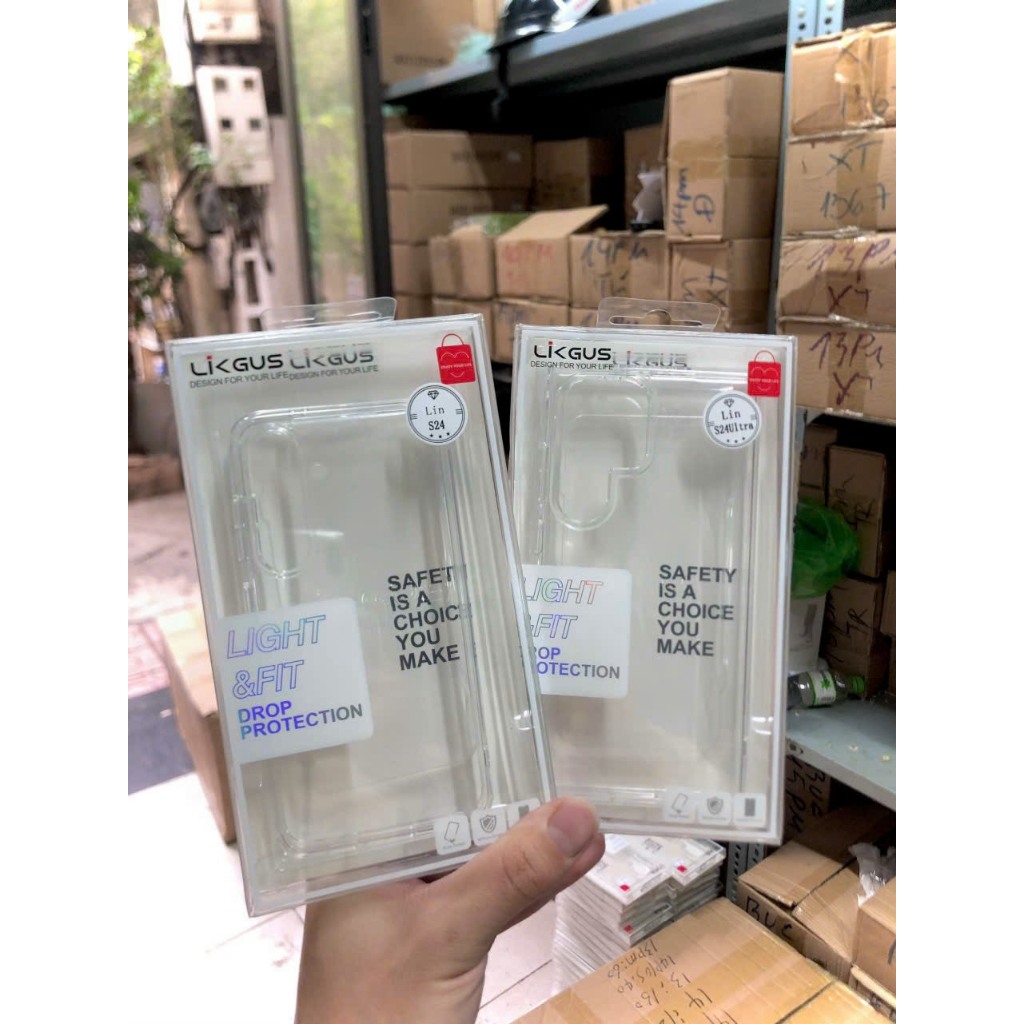 SAMSUNG S25 ULTRA S25 S24 - S24 ULTRA - S24 PLUS ỐP LƯNG CHỐNG SỐC HÀNG HÃNG LIKGUS- MẶT LƯNG TRONG