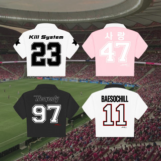 Áo jersey thể thao dáng croptop Kill System Midnight