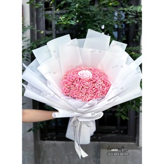 Bó Baby Khô - Hồng Ecuador Sáp - Chỉ riêng mình em - Quà tặng Valentine