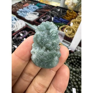 Mặt dây chuyền 12 con giáp đá lam ngọc