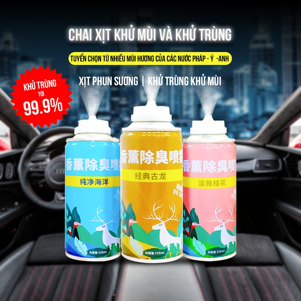 024 Chai Xịt Khử Mùi và Khử Trùng Máy Lạnh Ô Tô BAFU Nhiều Mùi Hương Lưu Lâu | BigBuy360 - bigbuy360.vn