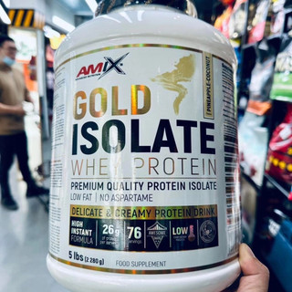 Amix Gold Whey Isolate (2.28kg) - Tăng Cơ, Phát Triển Cơ, Bổ Sung Whey Protein Isolate
