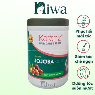 Kem ủ tóc Karanz Jojoba 1000ML hấp dầu, dầu xả tóc phục hồi tóc hư tổn khô xơ tăng độ ẩm tóc, dưỡng tóc mềm mượt