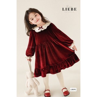Váy nhung đỏ Liebe