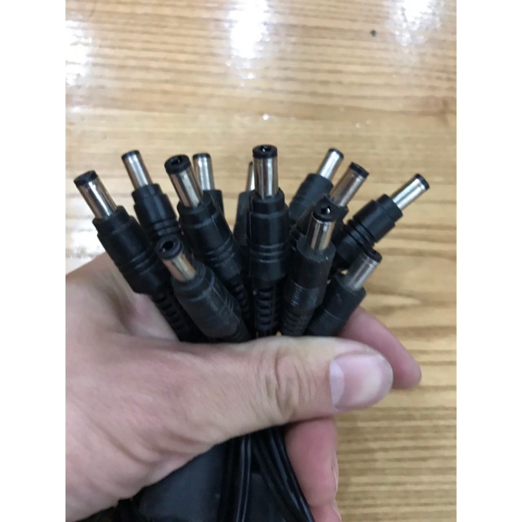 Dây Nguồn DC, Jack Nguồn DC, Dây nguồn camera cắt ra từ adapter