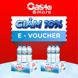 [E-Voucher] Gas4.0 &more – Ưu đãi 10% cho sản phẩm thùng nước Lavie