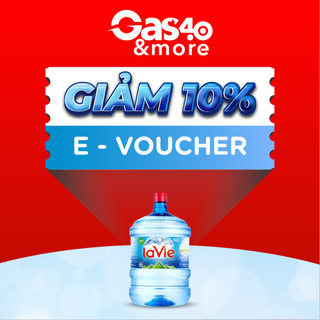 [E-Voucher] Gas4.0 &more – Ưu đãi 10% cho sản phẩm bình nước Lavie 19.5L