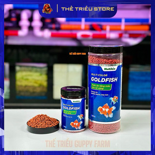 Multi Color GoldFish - 150g-500g hạt nổi. Thức ăn tăng màu cao cấp cho cá vàng