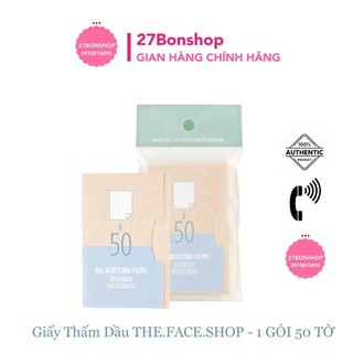 GIẤY THẤM DẦU THE.FACE.SHOP (1 GÓI 50 TỜ)