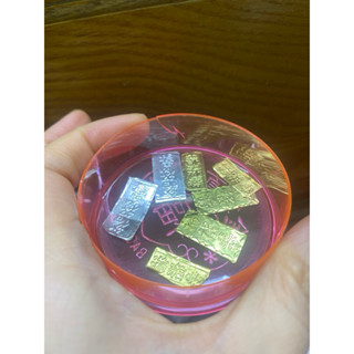 Miếng lá bạc vàng dát mỏng có chữ phúc lộc thọ