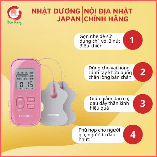 Máy Massage toàn thân Omron Hv-F021 - nội địa Nhật, giúp giảm đau cơ