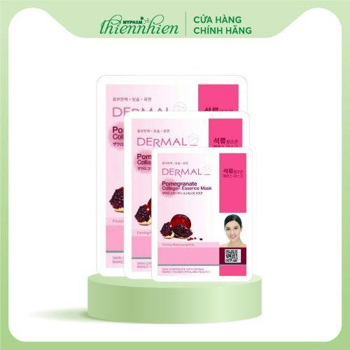 Mặt nạ Dermal dưỡng da tinh chất lựu và collagen 23g