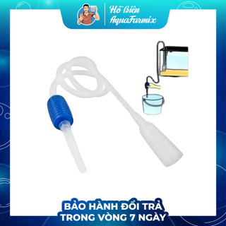 Bơm bóp tay hút phân hồ cá
