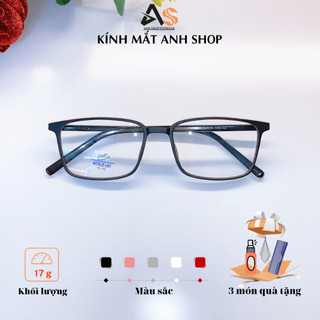 Kính vuông nhựa dẻo cốt kim loại kiểu dáng hình vuông đẹp bền và thời trang 8188A